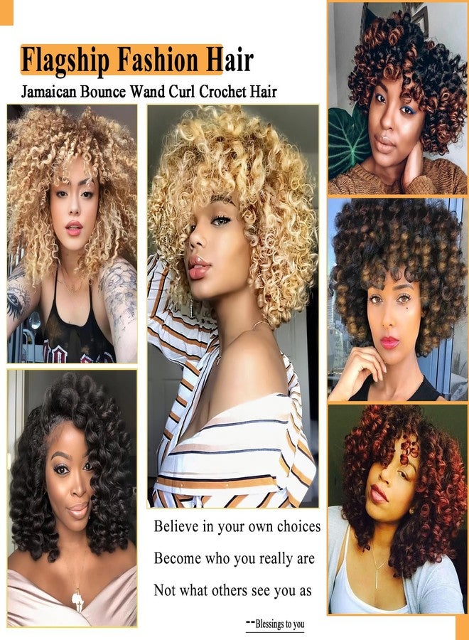 فلاج شيب ٥ عبوات من شعر الكروشيه الجامايكي المموج، ٢ × ضفائر كروشيه حلقية، ١٢ بوصة، وصلات شعر كروشيه صناعية جاهزة للحلقات، شعر كروشيه للتضفير، ٨٠ جذرًا -٢٧/٦١٣ - Image 5